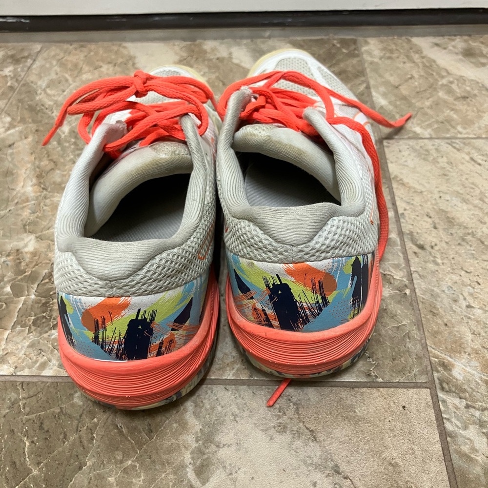Asics Court Speed FF White Sunrise Tennis Shoes Size 7.5 Training Sneakers - Picture 6 of 8